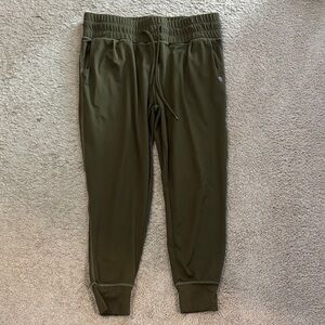 Senita Athletics Olive Green Joggers